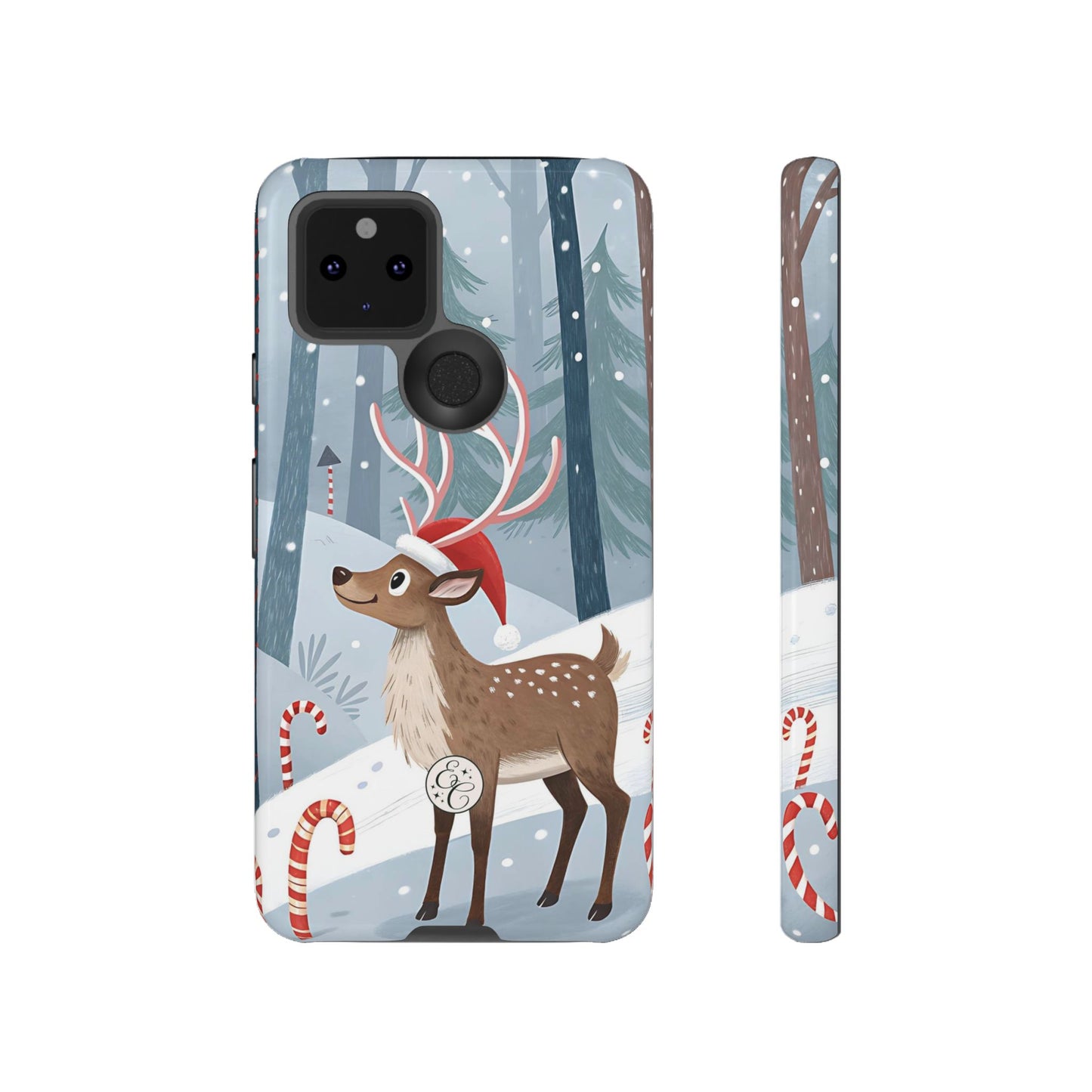 Reindeer in Winter Wonderland Tough Phone Case