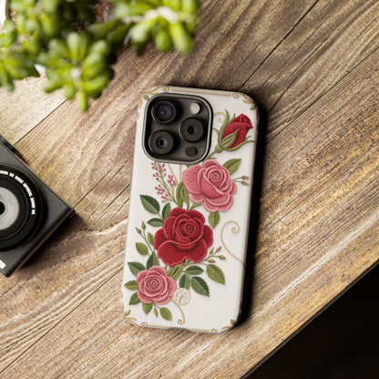 Elegant Rose Garden Tough Phone Case