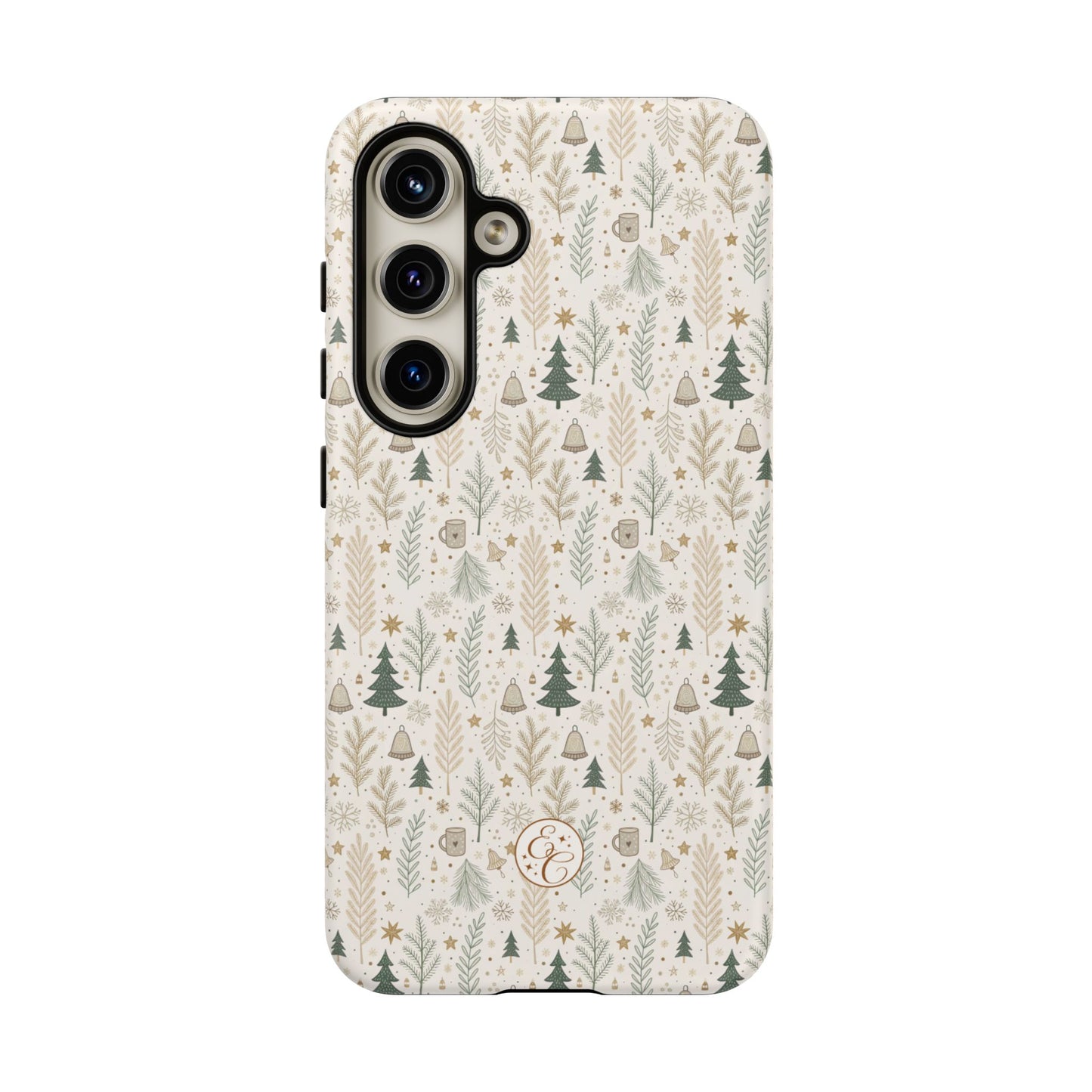 Boho Christmas Forest Tough Phone Case