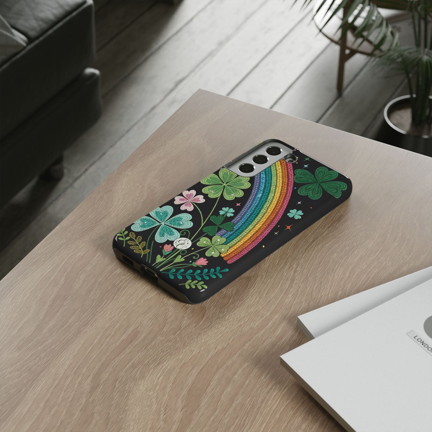 Rainbow & Shamrock Tough Phone Case