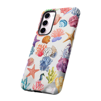 Coral & Sea Shells Tough Phone Case