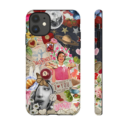 Retro Aesthetic Collage Art Tough Phone Case